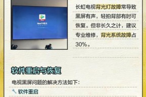 液晶电视打开后出现黑屏原因及解决方法（揭开液晶电视黑屏之谜）
