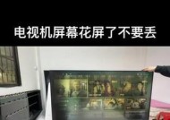 电视机被砸出花屏的修复方法（一起解决电视机花屏问题）