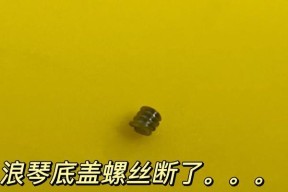 集成灶螺丝断了怎么办（应对集成灶螺丝断裂的方法及注意事项）