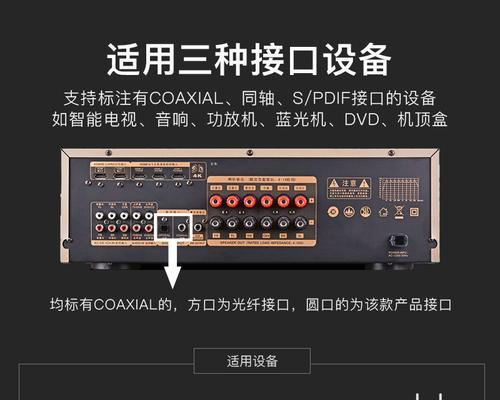 音响插线接口在哪里？如何正确连接音频设备？  第1张