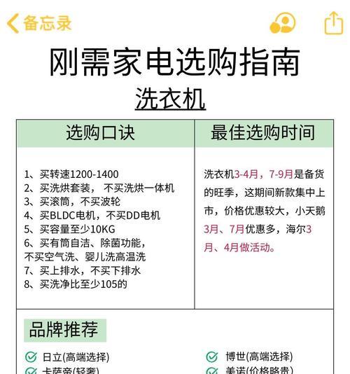 冰箱洗衣机都买什么？如何选择合适的型号？  第1张