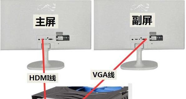 横竖电脑显示器如何连在一台主机？连接后如何设置显示模式？  第1张