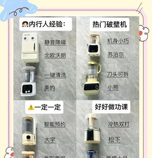 破壁机响声问题及解决方法（消除破壁机运行时的噪音，提升使用体验）  第2张