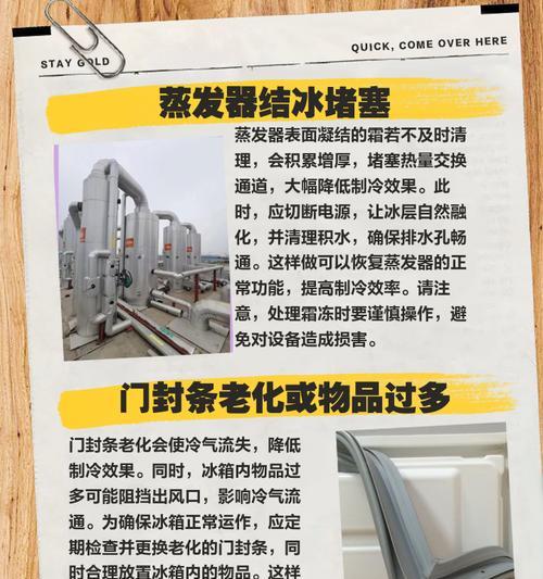 冰箱冷冻功能失效的原因及解决方法（探究冰箱冷冻失效的原因）  第2张