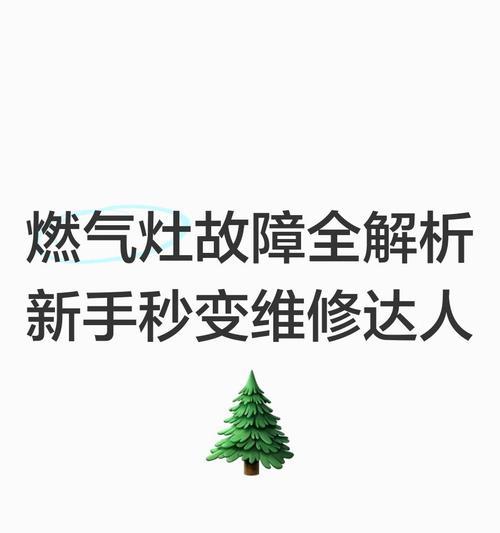 大型天燃气灶故障分析与解决方案（排查故障原因）  第1张